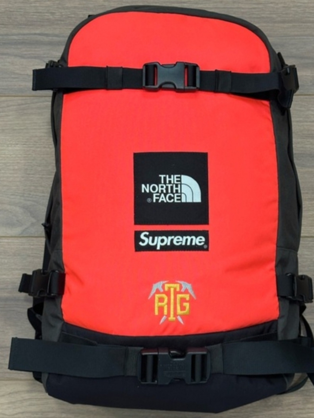 The North Face & Supreme Red And Black RTG Tactical Backpack